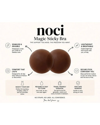 No See by NOCI — Thin No-Show Nipple Covers — Adhesive