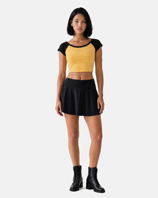 Women's Color Block Raglan Baby T-Shirt