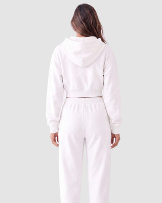 The Crop Zip Sweatshirt