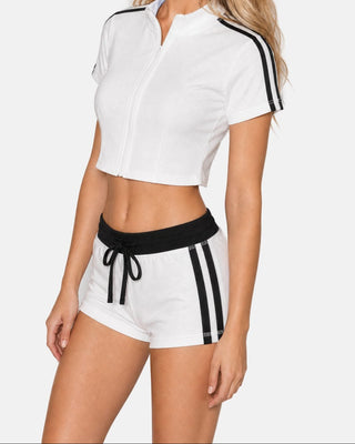 Contrast Stripe Track Short